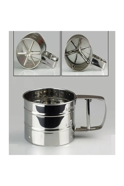SepetBudur Metal Flour Sieve Large Size Royaleks-1015-B