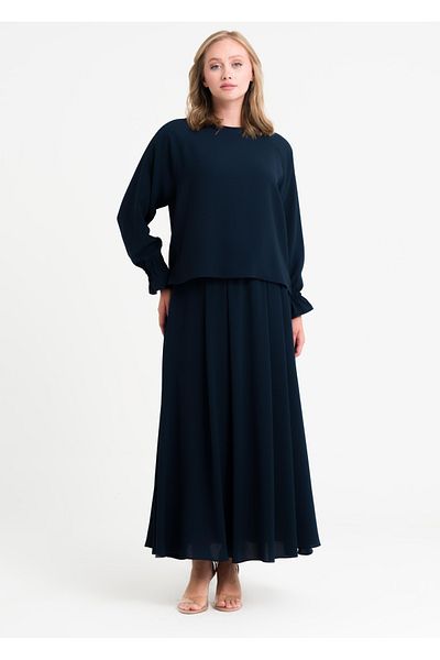 Armağan Raglan Sleeve Skirt Suit