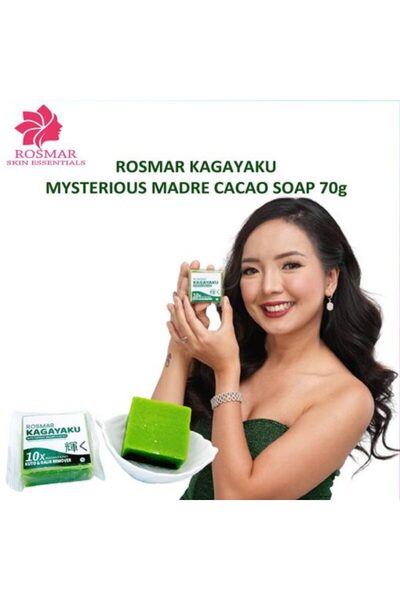 ROSMAR Kagayaku Mysterious Madre Cacao Soap 10x Instant Kinis Kuto & Galis Remover 70g