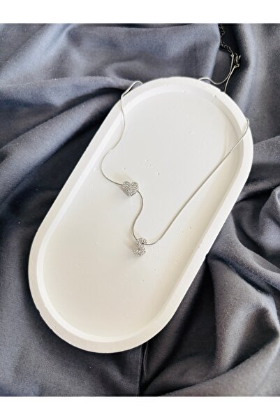 Home Kadın Harf Kolye – Kalpli Zirkon Taşlı S Harf Kolye (Altın & Gümüş Renk ...