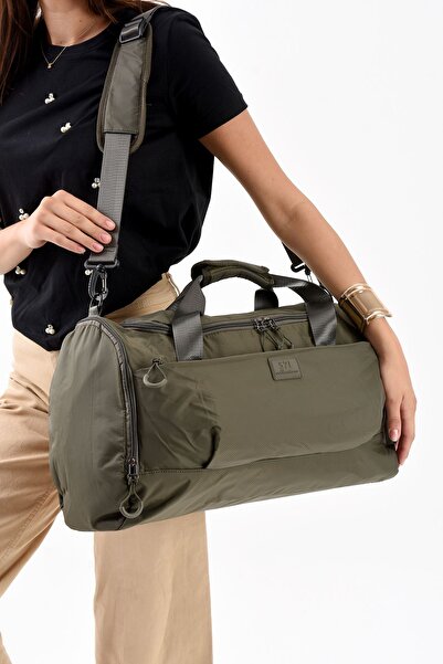 H&D COLLECTİON 571 Large Size Multi-Compartment Hand and Shoulder Bag Suitable for Sports and Daily Use 9H