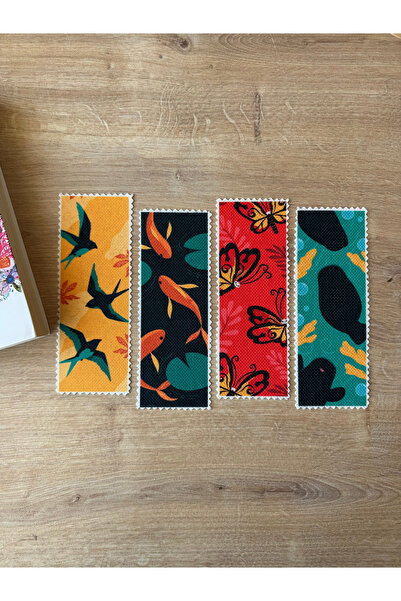 pamukcanta إشارة مرجعية من القماش على شكل حيوانات لطيفة (عبوة من 4 قطع) قابلة...