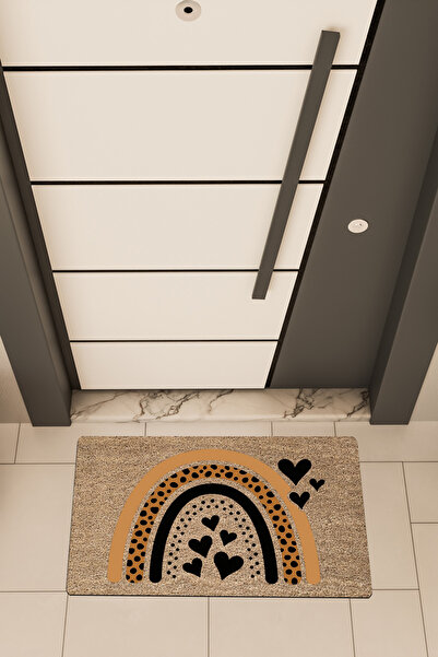 Dormot Високоякісний цифровий друк Коричневий килимок для дверей з мотивом ве...