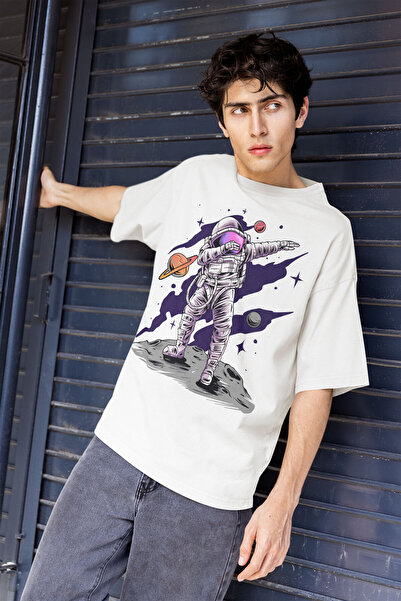 Bigonya Golcü Astronaut Printed, Unisex Design T-Shirt