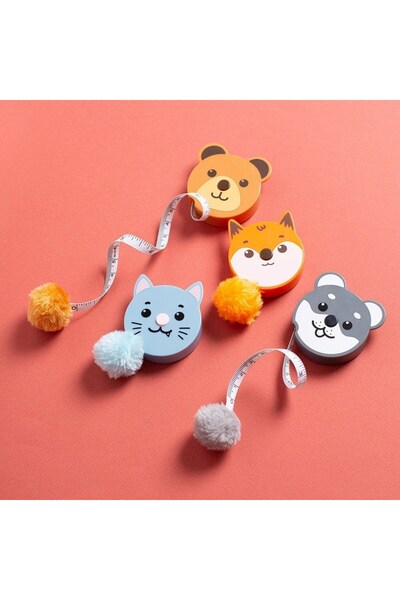 ForWhat 150cm Blue Cute Style Bag Type Tape Measure for Office Home Office Hobby Workshop