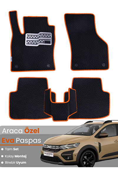 Figapp Dacia Sandero (2020-2025) Uyumlu EVA Paspas Tam Set – Birebir Uyum,Su ...