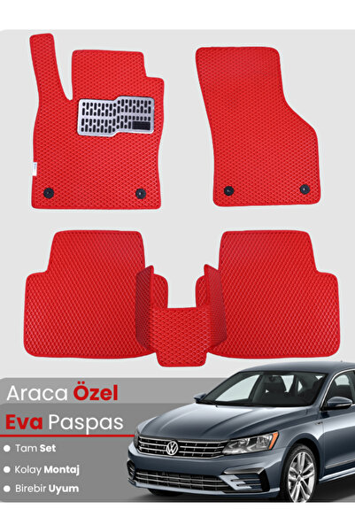 stiloto Volkswagen Passat B7 (2011-2014) Uyumlu EVA Paspas Tam Set–Araca Özel...