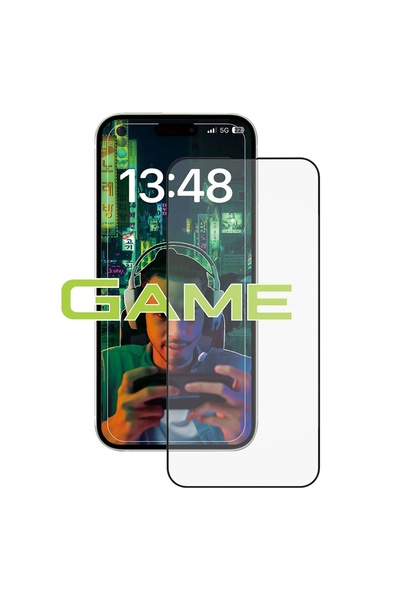 Anank Carcasă pentru iPhone 15 Pro - Protecție ecran anti-amprentă 2.5D - Neagră