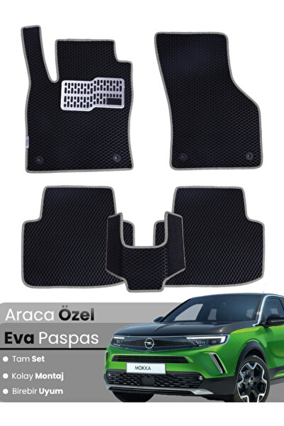 Genel Markalar Opel Mokka Benzinli (2020-2025) Uyumlu EVA Paspas Tam Set – Bi...