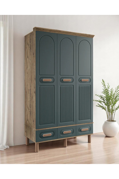 miracool Otto 3 Kapılı Dolap / %100 MDF