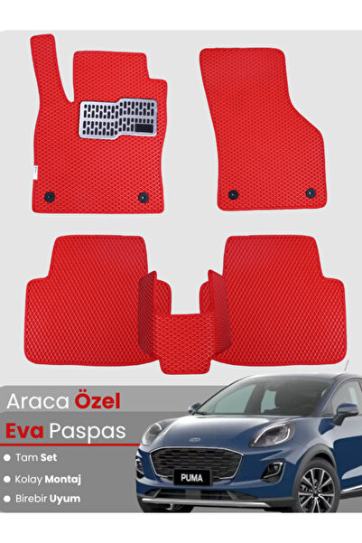 stiloto مجموعة كاملة من سجادة EVA المتوافقة مع Ford Puma (2020-2024) - مطابقة...