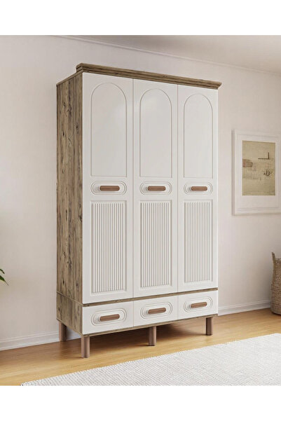 miracool Otto 3 Kapılı Dolap / %100 MDF