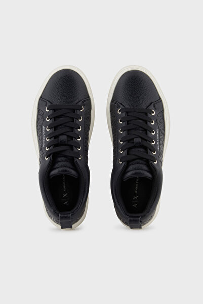 Armani Exchange Kabartmalı Logolu Platform Taban Sneaker Ayakkabı AYAKKABI XW001630 AF17351 UC