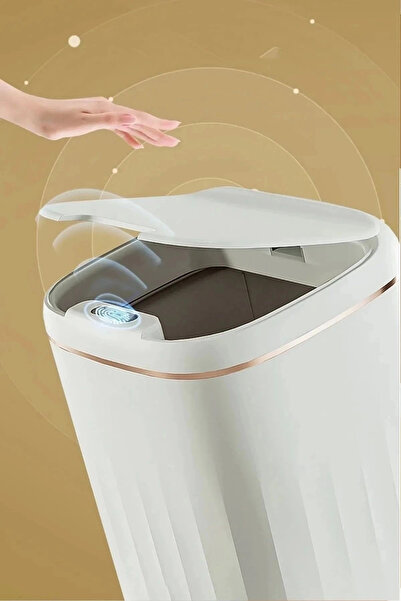 AyrStore Akıllı Teknolojik Çöp Kutusu UV Işıklı Otomatik Aç Kapat Sensörlü Mutfak Banyo Ev 20L