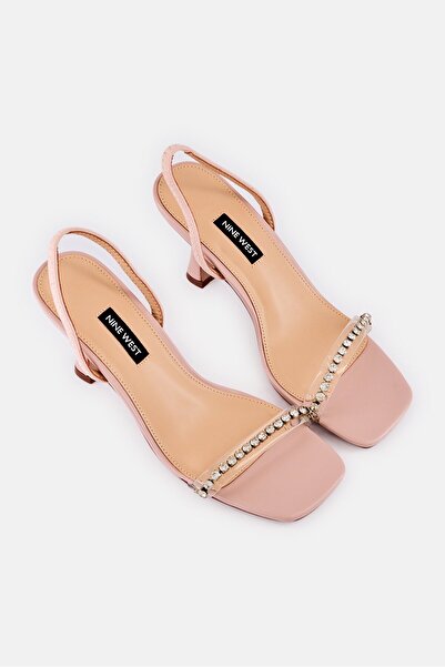 Nine West Women Eserne Leather Slingback Sandals, Pink