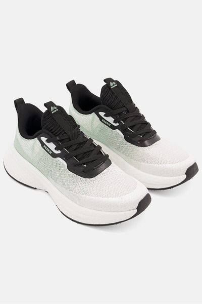 RBX Women Mesh Lace Up Running Shoes, White