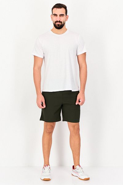 RBX Men Performance Fit Training Shorts, Army Green