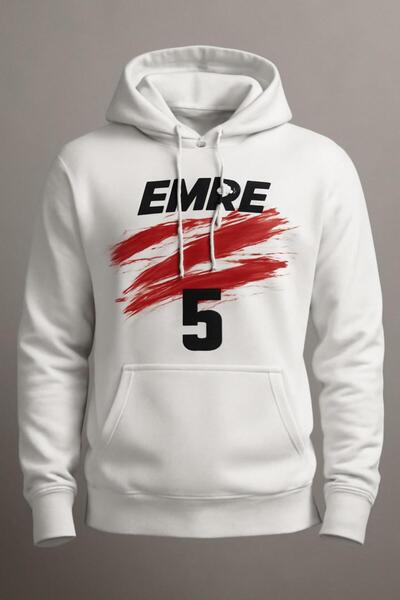 CLASSY.MODA Emre Belözoğlu Number 5 Turkey National Team Legend Footballer Design Hooded Sweatshirt Hoodie