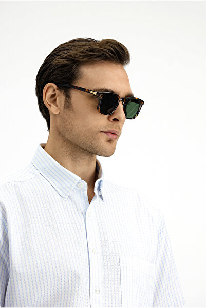 Kiğılı Short Sleeve Regular Fit Cotton Striped Shirt