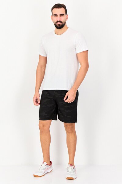 RBX Men Sportswear Fit Camouflage Training Shorts, Multicolor
