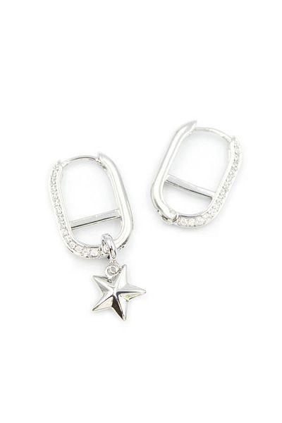 SepetBudur Ring star earrings - silver