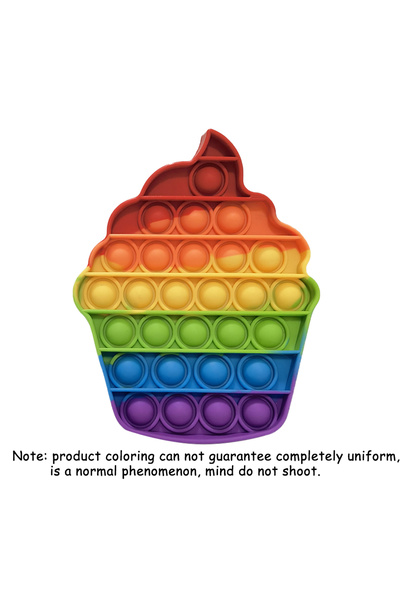 Choice4 مجموعة ألعاب تخفيف التوتر للأطفال والكبار من آيس كريم بوش بوب بابل فيدجيت حسية مضادة للضغط