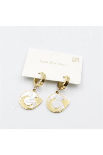 SepetBudur Crescent Earrings - Gold
