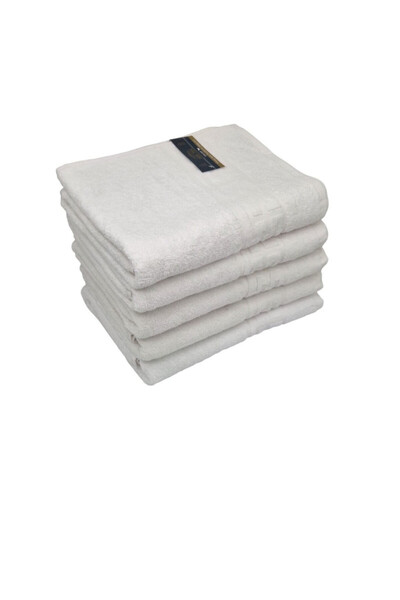 rotop Set 2 of Large Bath Towels, White Color, 70*130