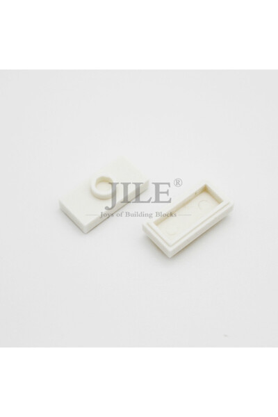 Choice3 لوحة بناء MOC بيضاء مكونة من 100 قطعة، مقاس 1×2 مع مسمار واحد، متوافقة مع 15573