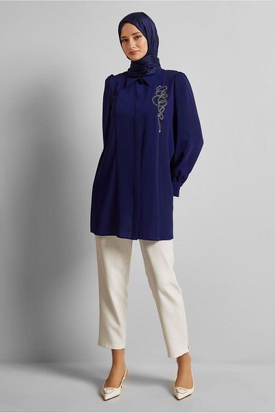 Alvina Stone Detailled Tunic 45592