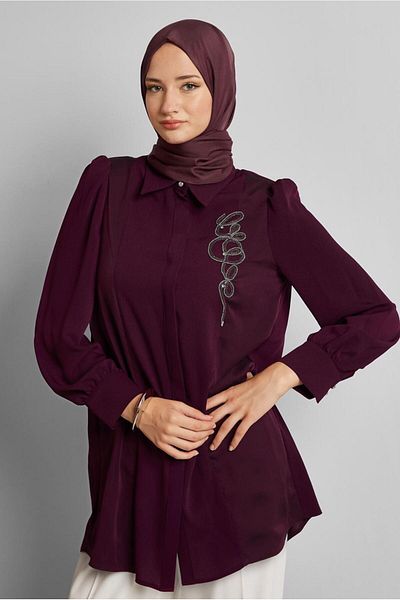 Alvina Stone Detailled Tunic 45592