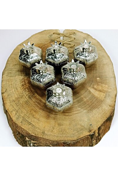 SepetBudur 6-piece mini vintage ottoman themed light color pomegranate delight presentation