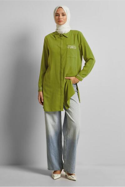Alvina Linen Look Tunic 45621