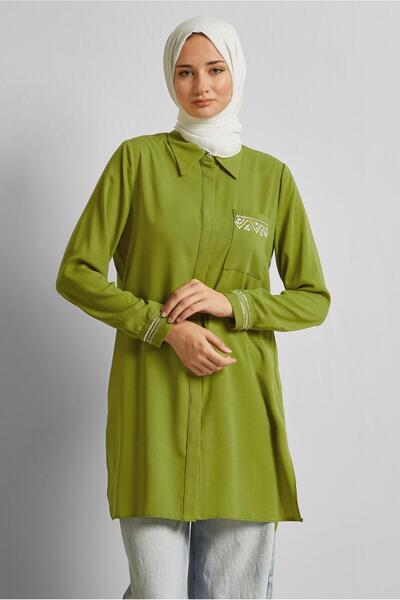 Alvina Linen Look Tunic 45621