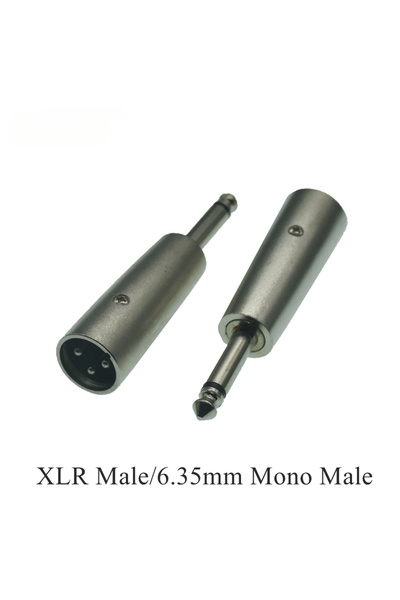Choice7 قطعتان من كابل XLR M إلى 6.35 مم 3 سنون XLR أنثى إلى 6.35 مم ذكر أحاد...