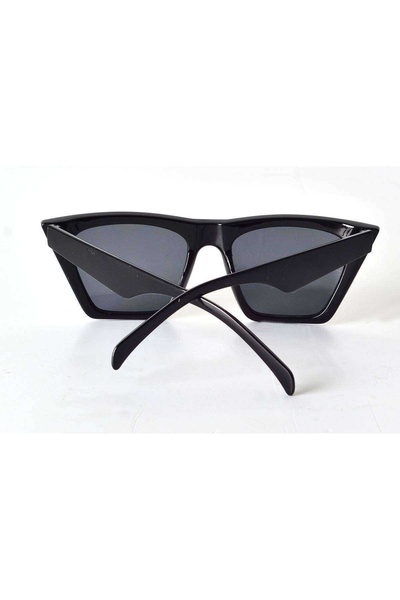 SepetBudur Matte Black Rimmed Unisex Sunglasses - Fashion Eyewear