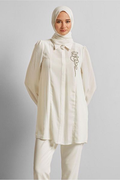 Alvina Stone Detailled Tunic 45592