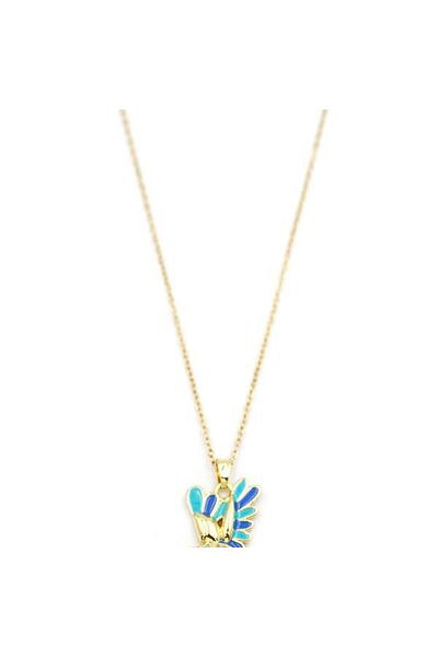 SepetBudur Hummingbird Necklace - Gold