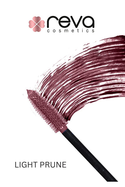 REVA Renkli Hacim Veren Maskara – Vegan ve Temiz İçerikli Yoğun Pigment Etkisi Açık Mor 454