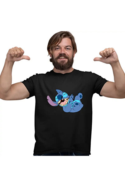 OEM Men's T-shirt Stitch Laught Cheerful