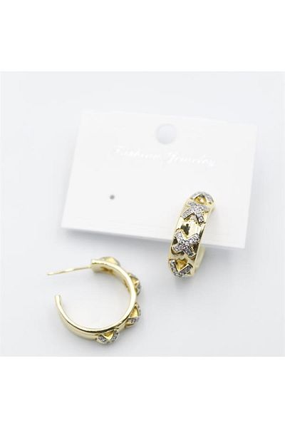 SepetBudur Xox Earrings - Gold