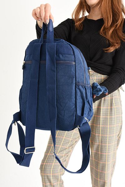 571 Collections Çanta Ultra Light Medium Backpack Multi-Pocket Unisex Navy (Model: 571-4B)