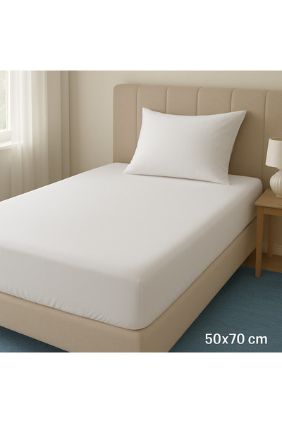 Madame Home White Fitted Sheets Suitable for Daily Use Hotel Business