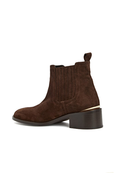 George Hogg Kahverengi Lastikli Kadın Deri Bot