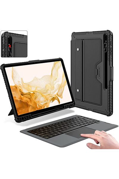Samsung Galaxy Tab S8 Plus Magic Keyboard Wireless Case with Trackpad, Stand & Backlit Keys