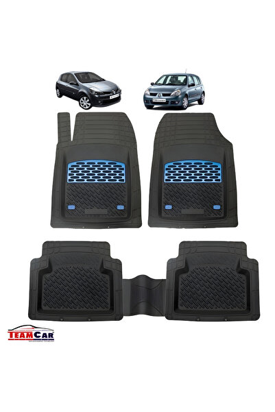 TEAMCAR Covorase auto Renault Clio II compatibile cu tavă TeamCar® Hatchback ...