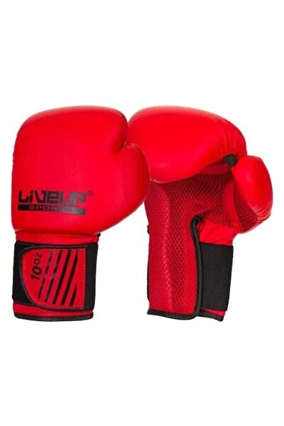 Live Up Sports Boxing Gloves for Adults Live Up Sports, Size 10 OZ, Synthetic Leather, Red