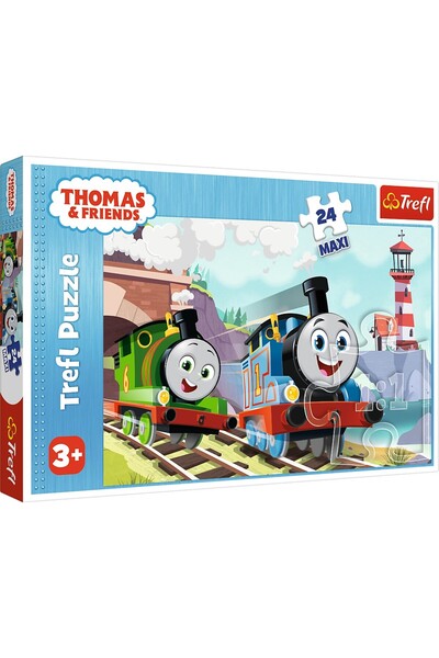 Mercaton TREFL PUZZLE 24 MAXI THOMAS TOM AND PERCY ON THE LINES