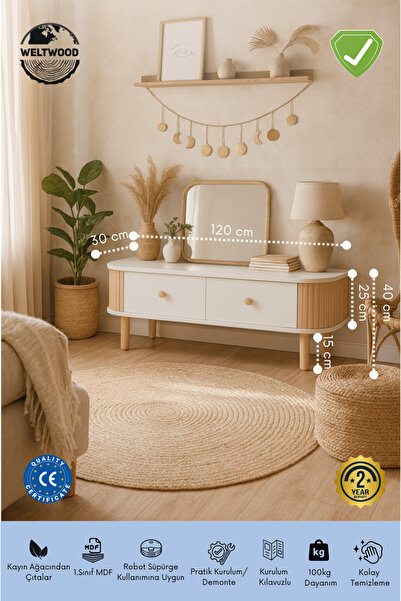 BebeK on For Minimal TV Ünitesi – Modern Bohem Tasarım, Dayanıklı Yapı, Kayın Çıtalı, Modern, %100 MDF