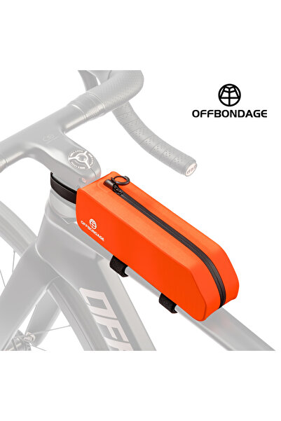 Choice حقيبة أنبوبية علوية للدراجة من OFFBONDAGE باللون الأحمر، حقيبة دراجة م...